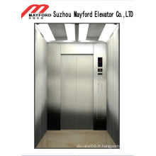 Miroir gravant l&#39;ascenseur de passager avec la salle des machines